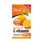 BioCo Narancs ízű C-vitamin 500 mg rágótabletta 100 db