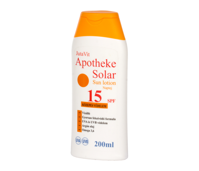 JutaVit Apotheke Solar naptej SPF 15 200ml