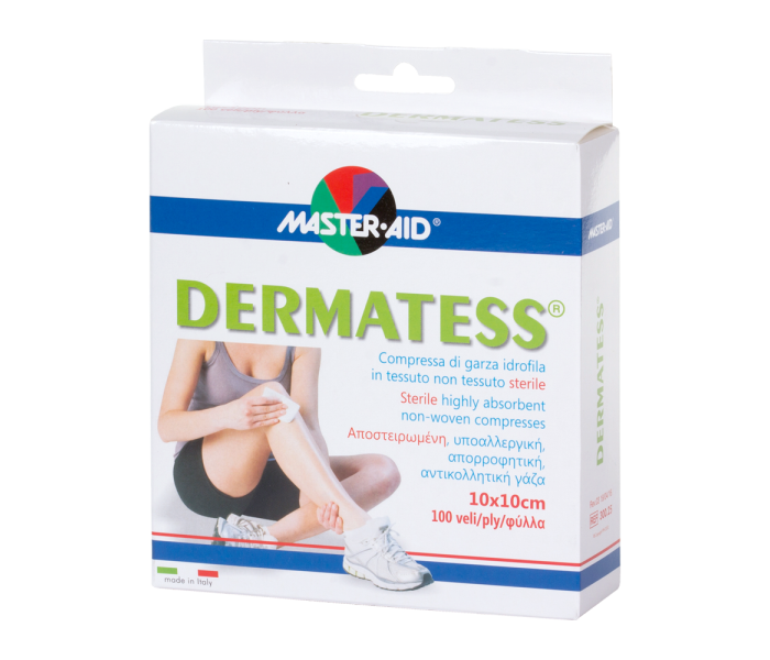 MASTER AID Dermatess mull-lap 10cmx 10cm 4x25