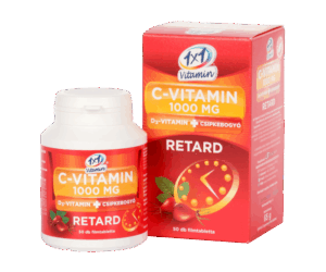 VitaPlus 1x1 C1000 D3 Csipkebogyó filmtabletta 50 db