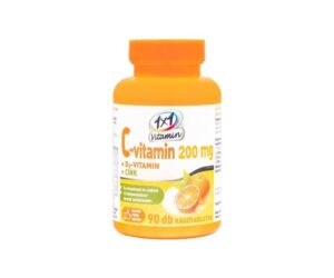 VitaPlus 1x1 C-vitamin 200mg+D3-vitamin+Cink rágótabletta 90 db